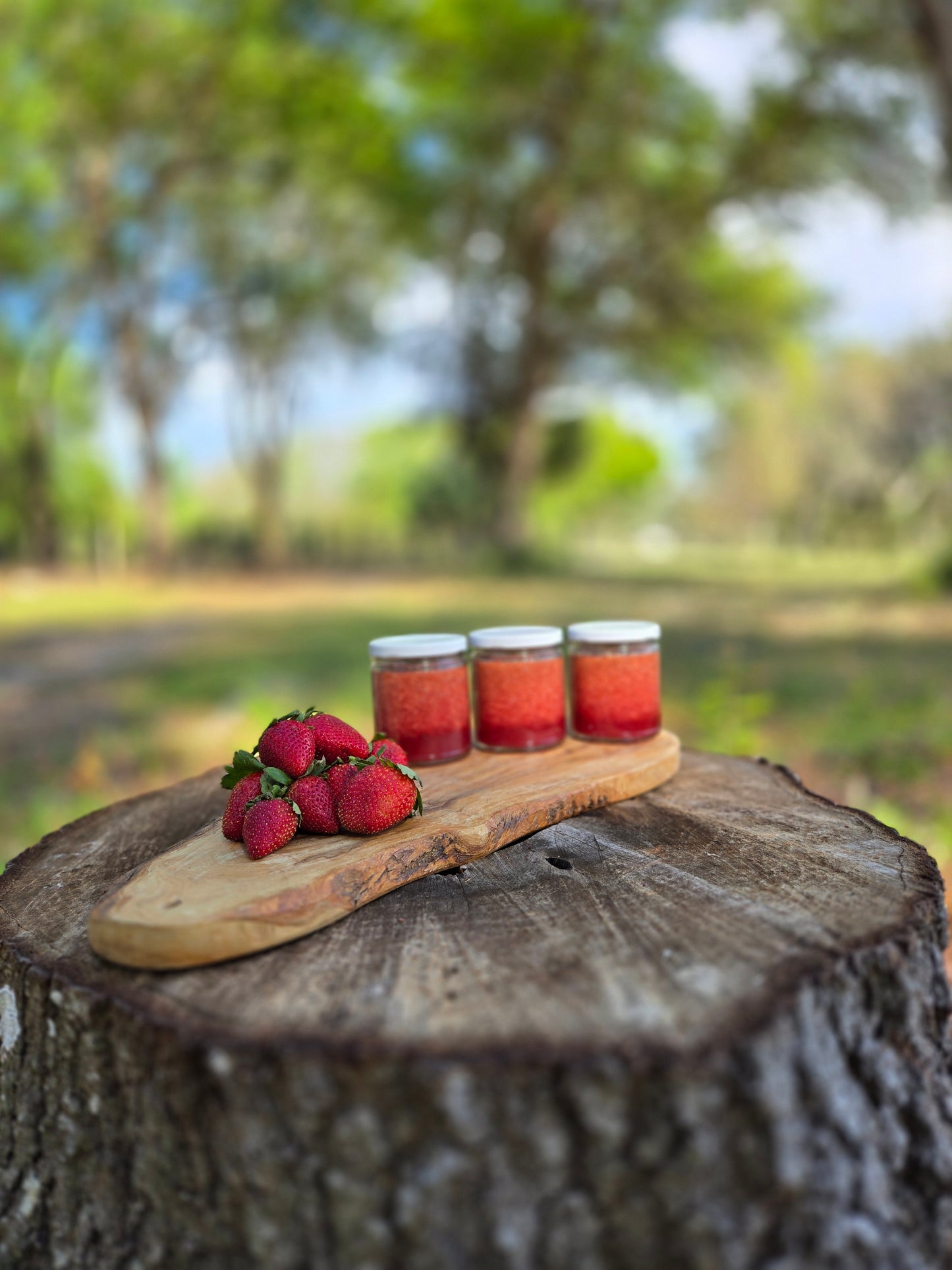 Strawberry Vanilla Bean Jam- Low sugar
