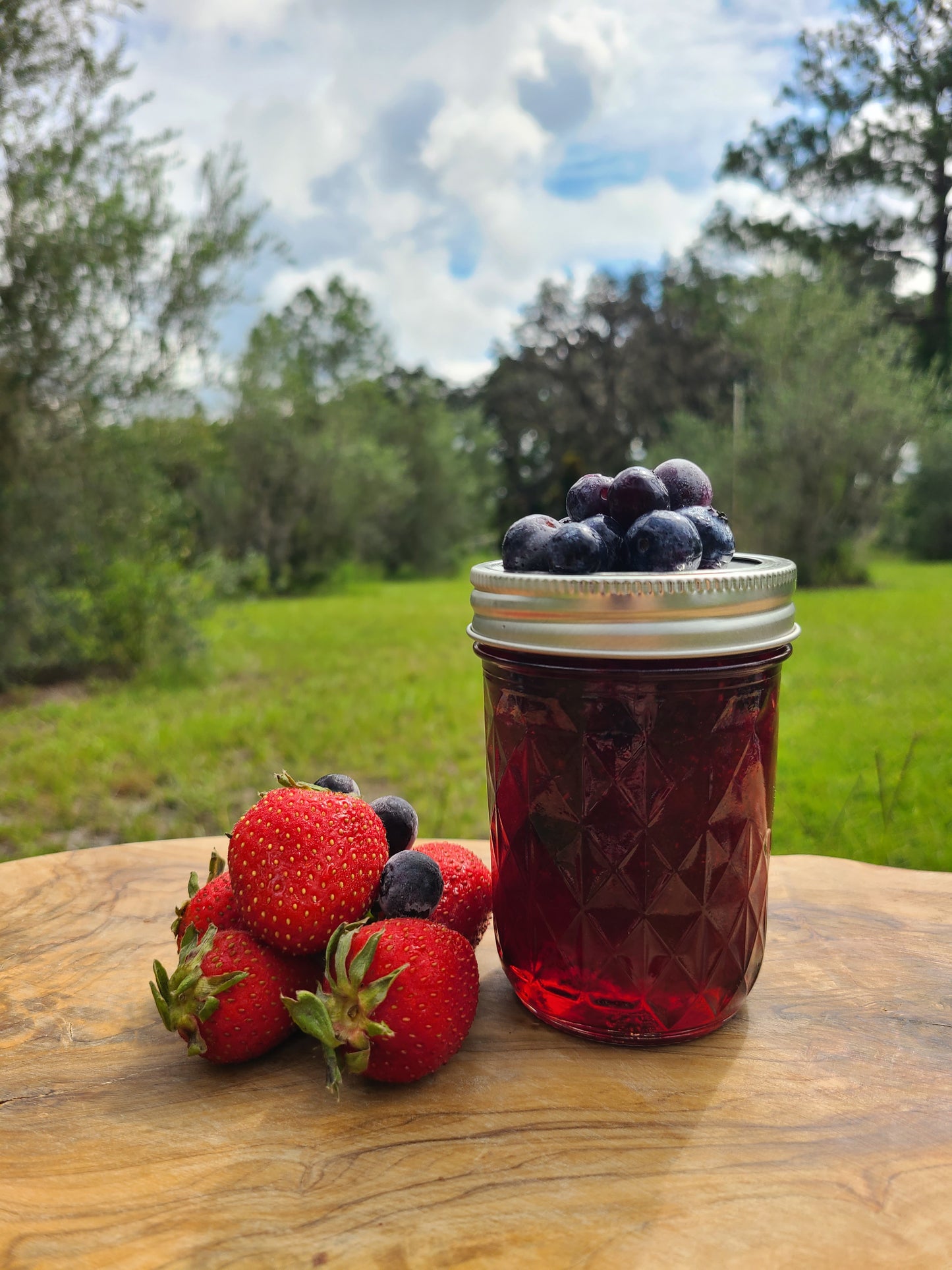 Strawberry Blueberry Jam