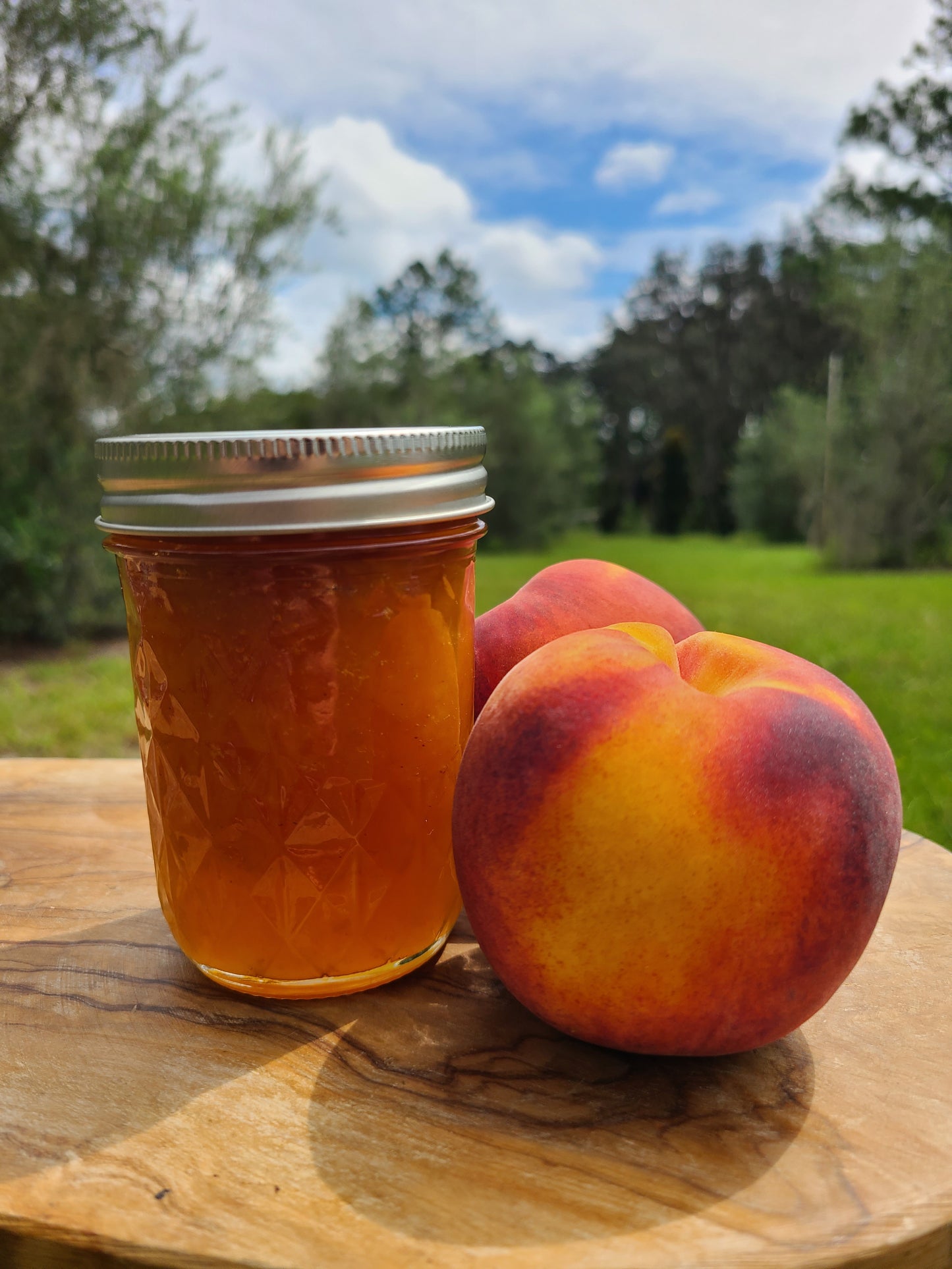 Peach with a hint of cinnamon Jam