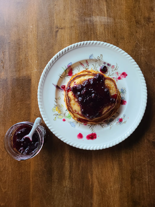 Blueberry Pineapple Passionfruit Vanilla Bean Jammy Sauce