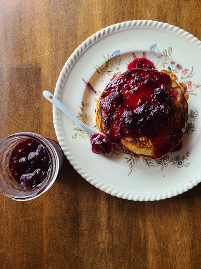 Blueberry Pineapple Passionfruit Vanilla Bean Jammy Sauce