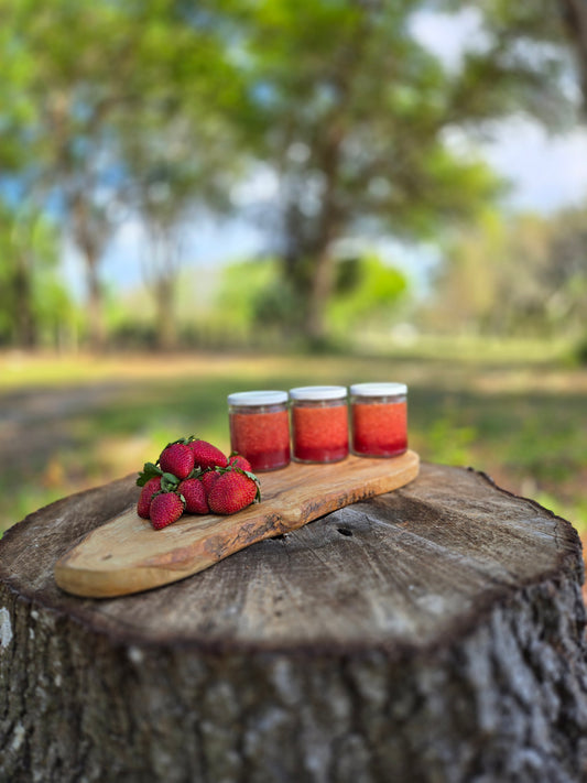 Strawberry Vanilla Bean Jam- Low sugar