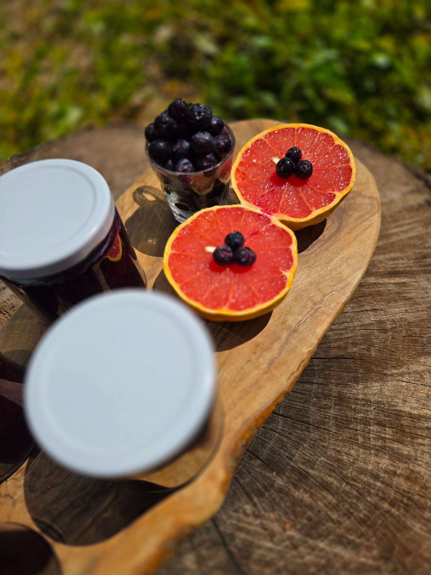 Blueberry Grapefruit Jam- Low sugar